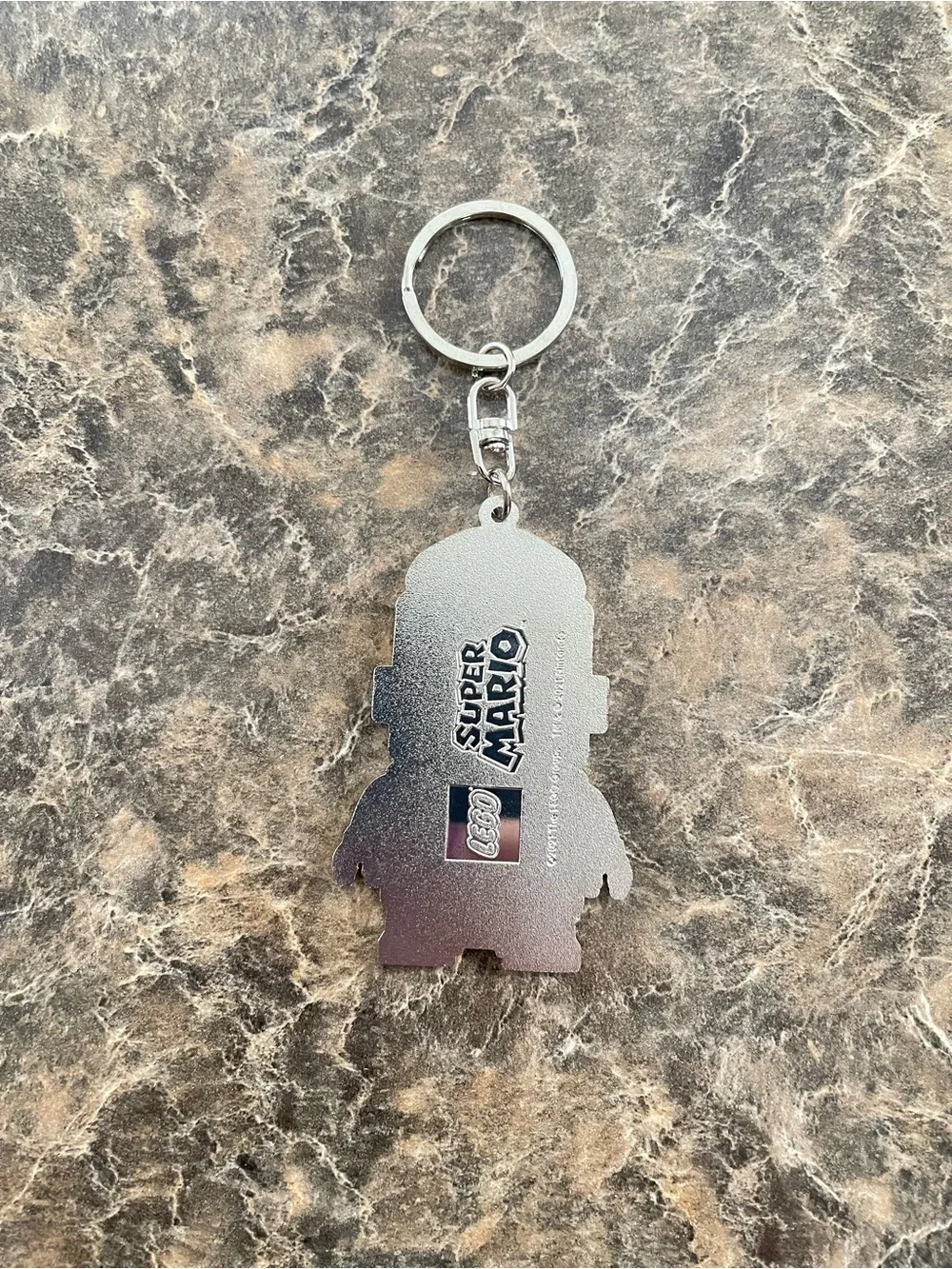 Lego Super Mario Metal Keychain